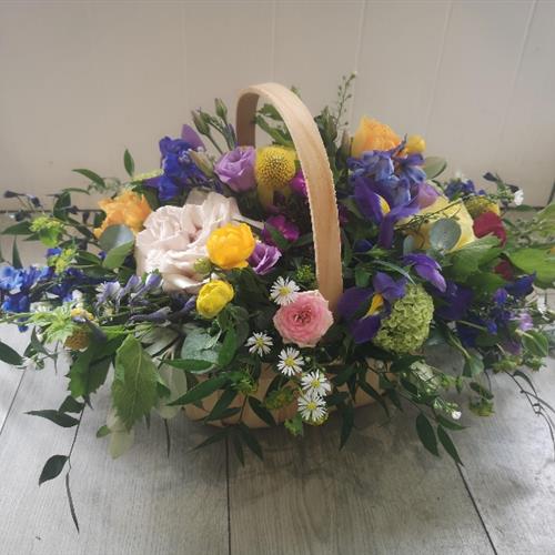 Seasonal Funeral Basket
