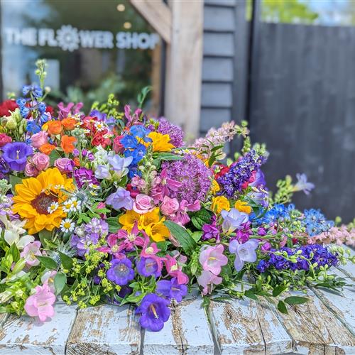 Summer garden, Seasonal Casket Spray