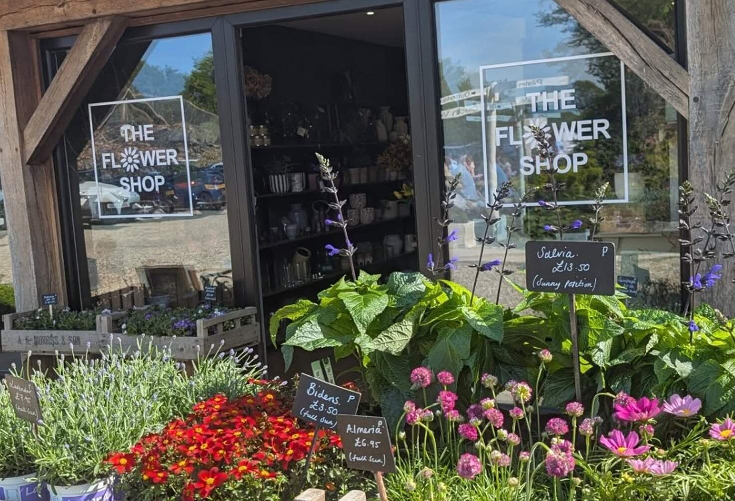 Click and collect flowers from The Flower Shop