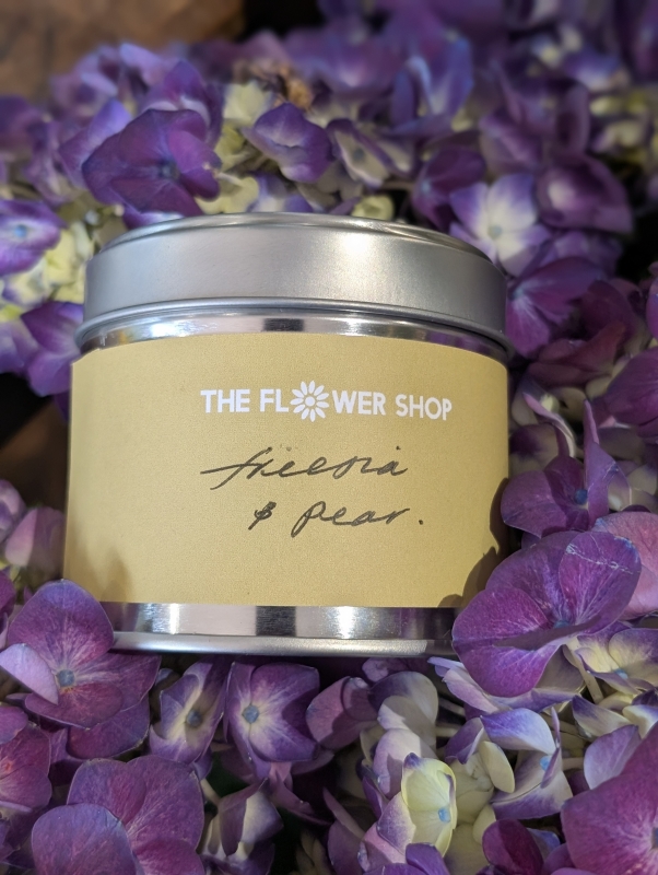 The Flower Shop scented candle.