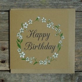Happy Birthday   Forget me not
