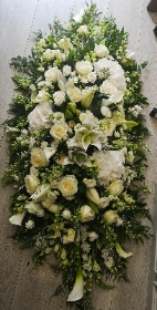 Rose & Lily Casket Spray