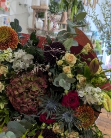 Christmas seasonal bouquet