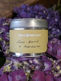 The Flower Shop scented candle.