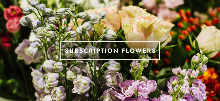 Subscription flowers from The Flower Shop Kersey Mill